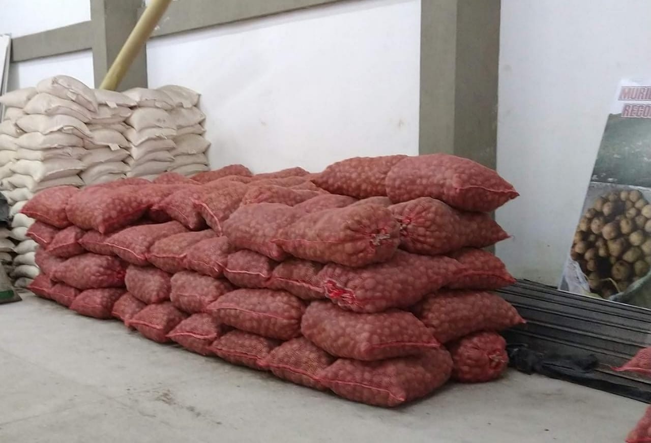 Venta de papa en el Tolima