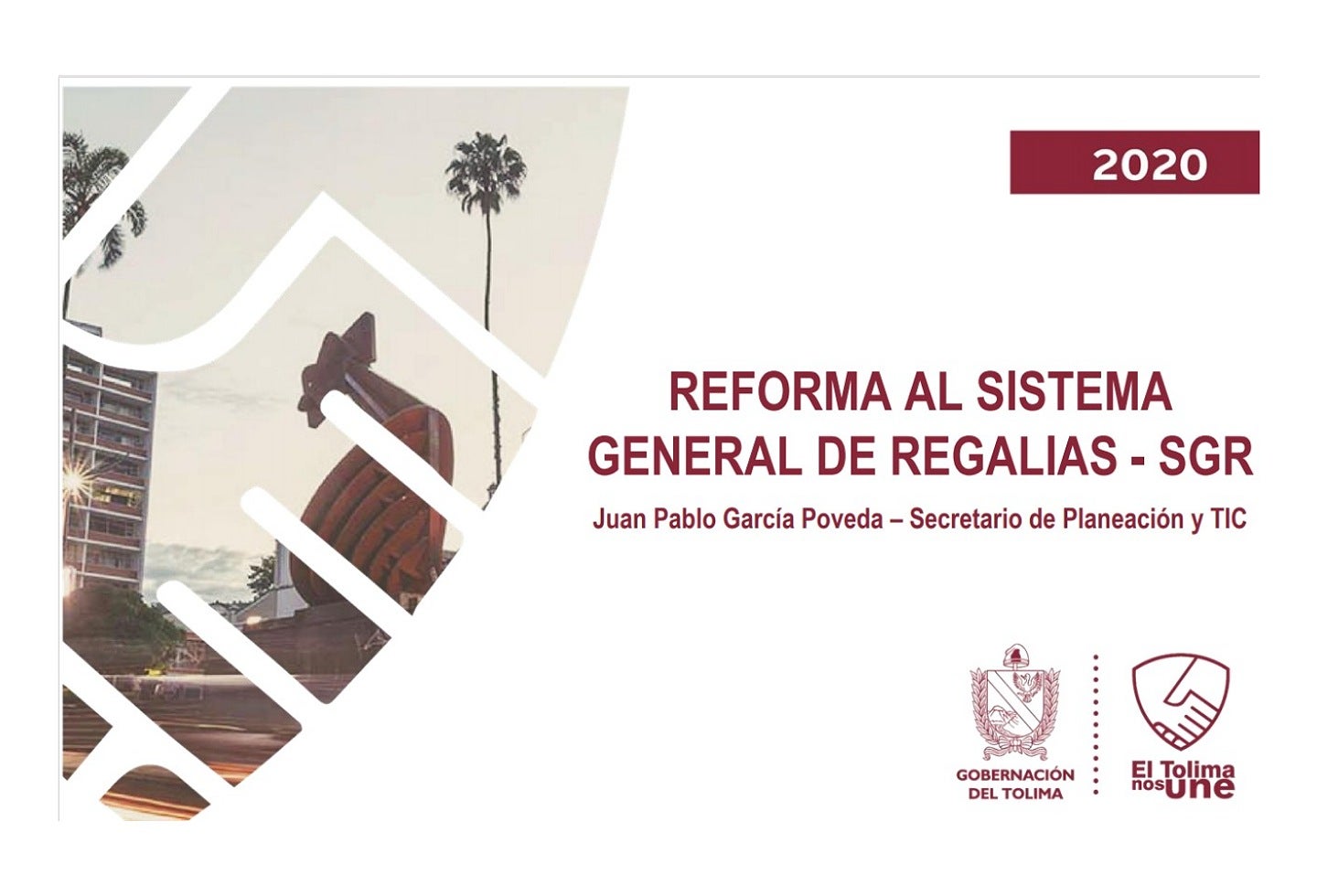 Sistema General de Regalías en el Tolima