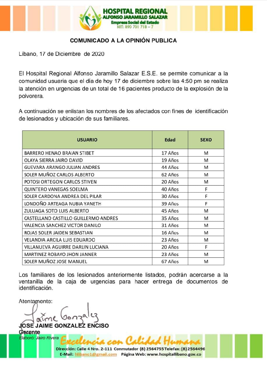 Se presentó una explosión de pólvora en el Líbano