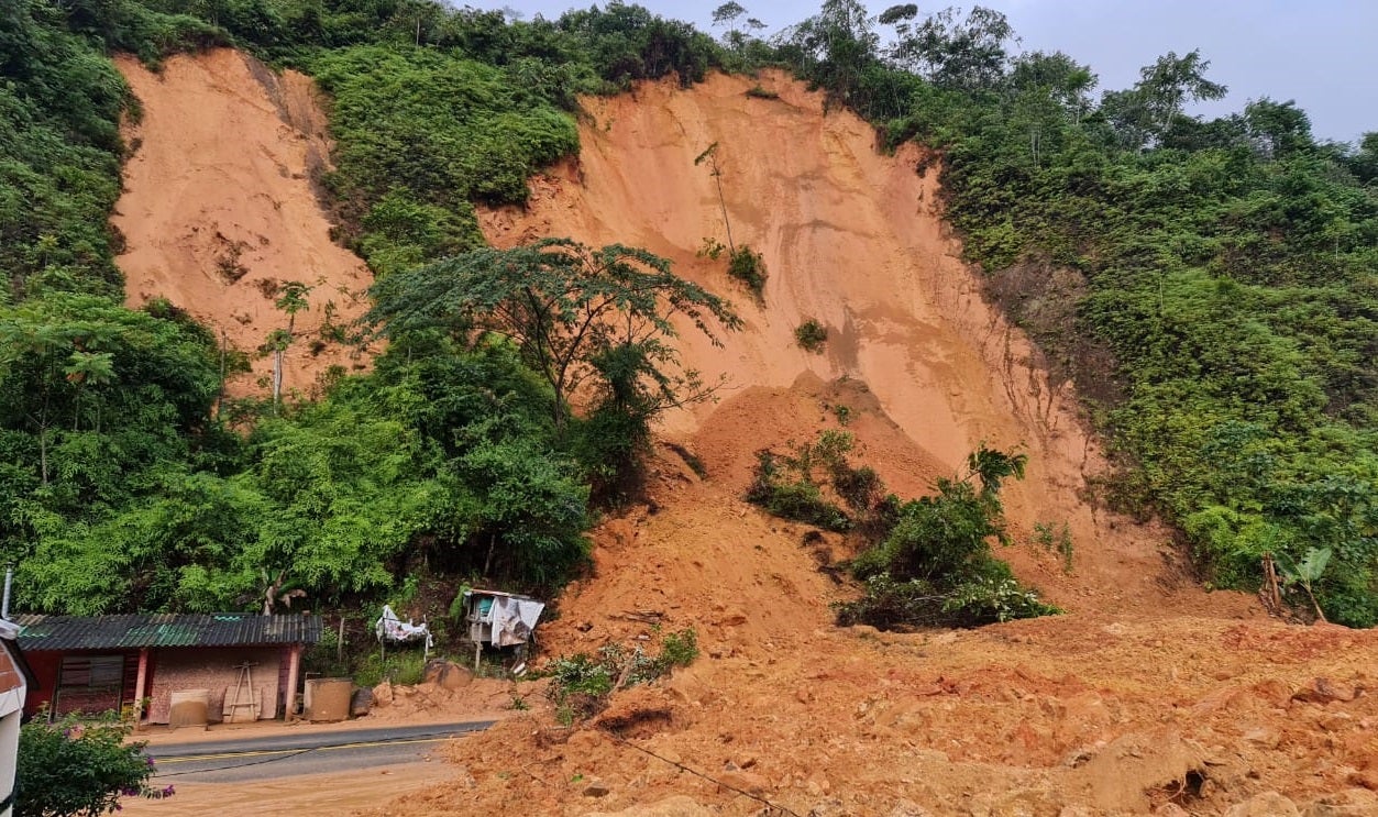 Deslizamiento en San Luis, Antioquia