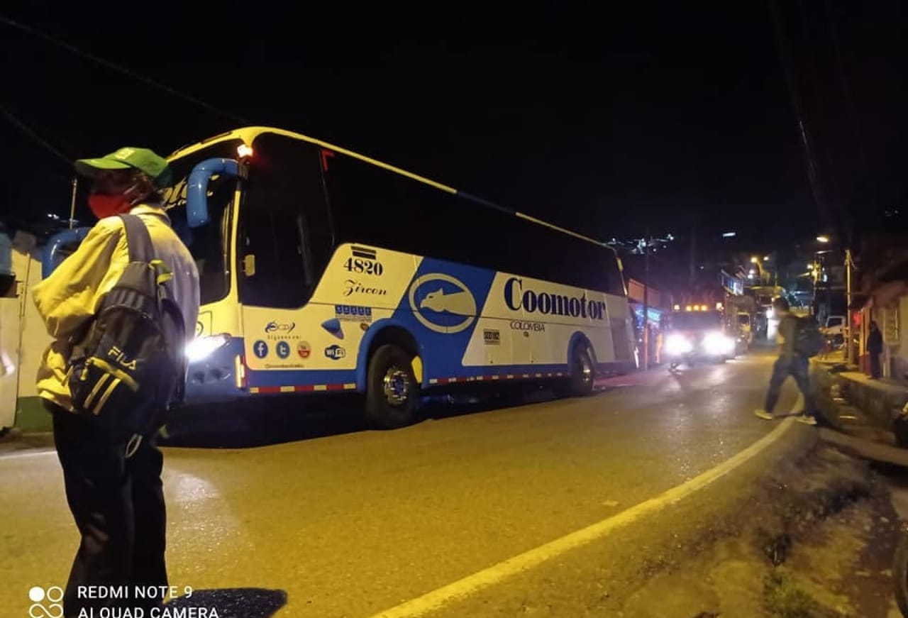 Vía a Fresno, Tolima.