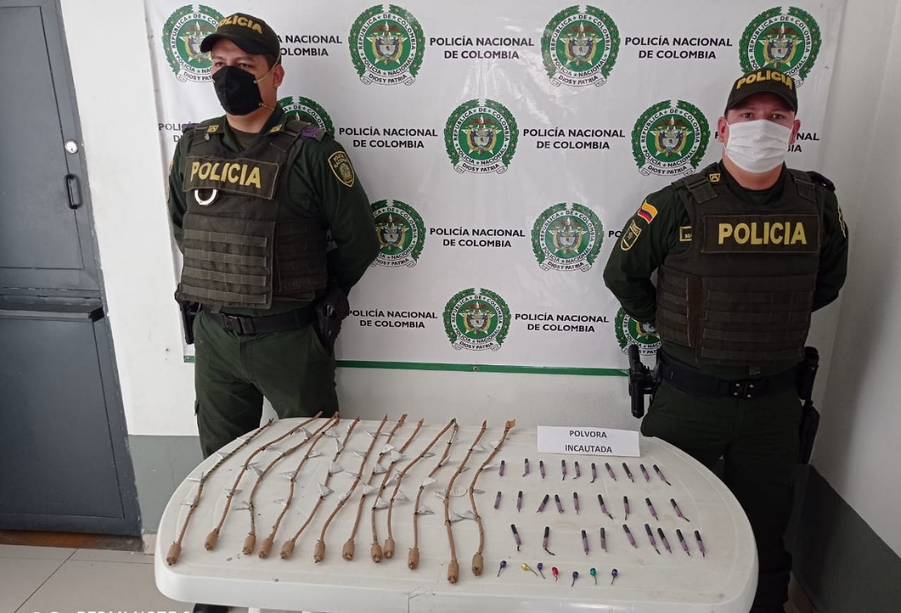 Incautación de pólvora