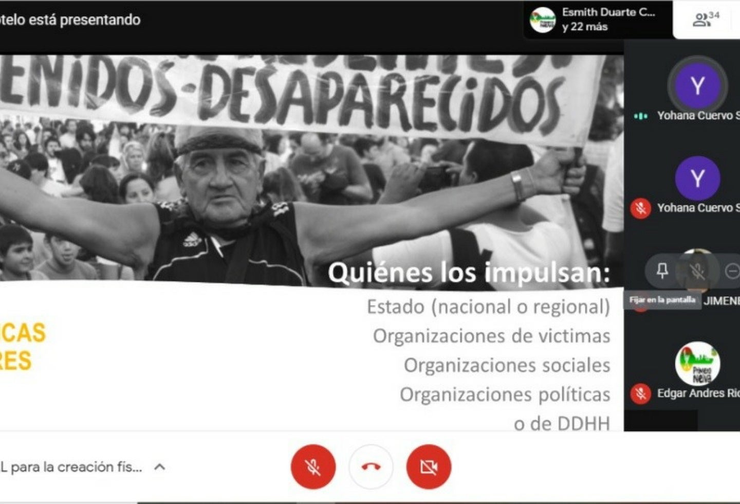 proyecto participativo para las víctimas del conflicto armado