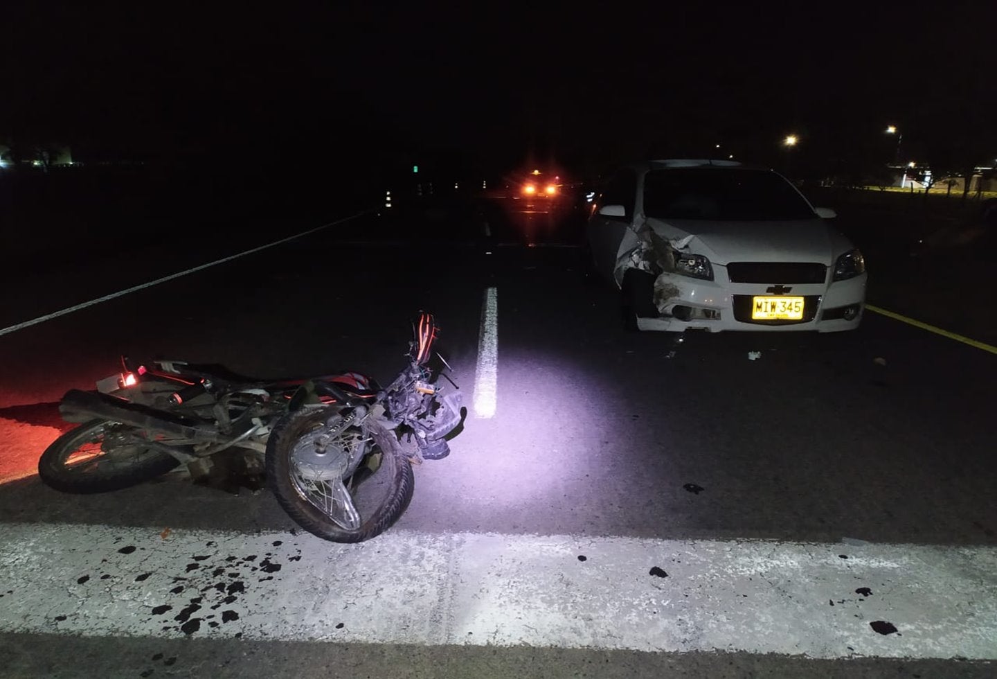 Falleció motociclista que conducía en contravía por la variante del Aeropuerto Perales
