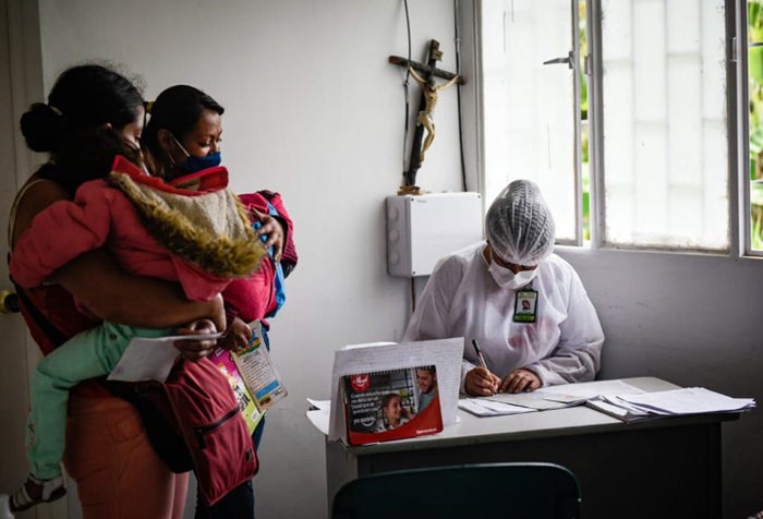 Niños contagiados con Covid-19 en Ibagué