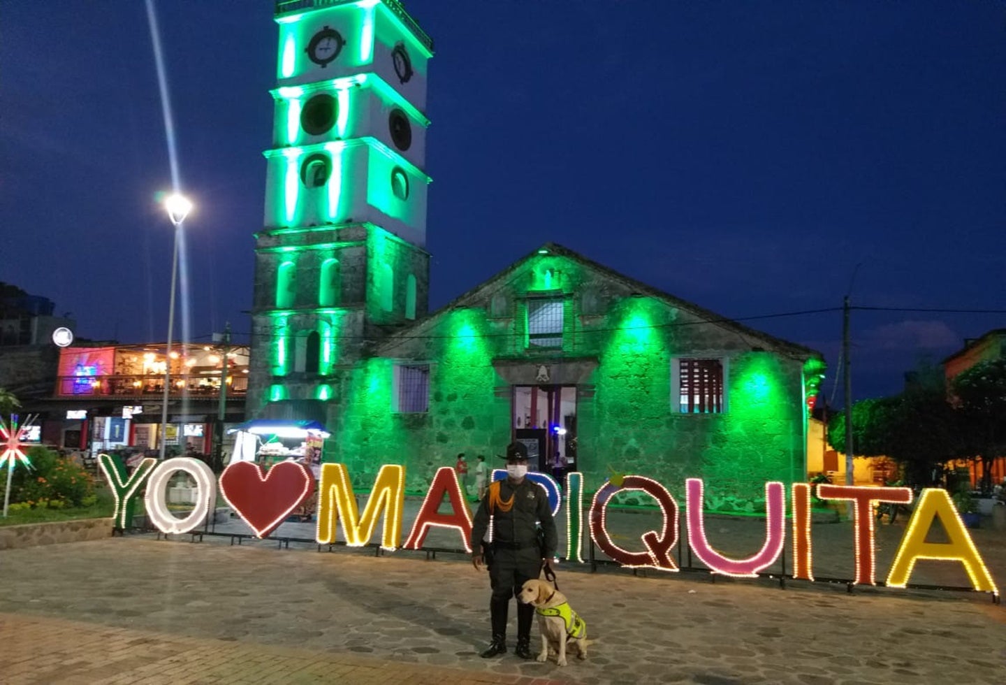 Policía Tolima con todas sus especialidades se tomaron Mariquita, al norte del Tolima