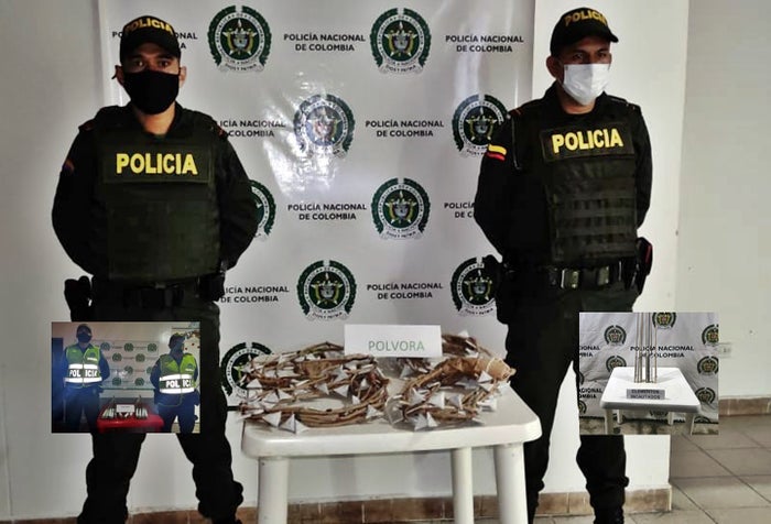 Incautaron pólvora en Natagaima, Dolores y Saldaña