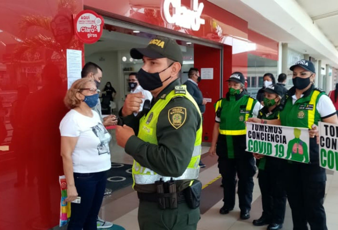 Campaña de la Policía busca la reducción del Covid-19