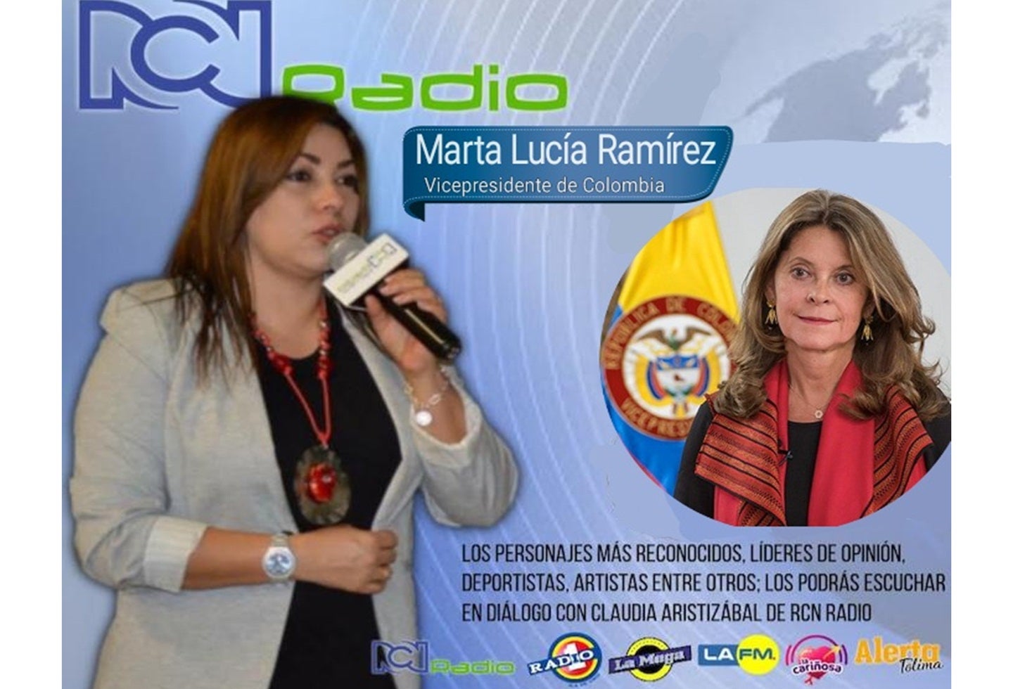 Claudia Aristizábal y Marta Lucía Ramírez