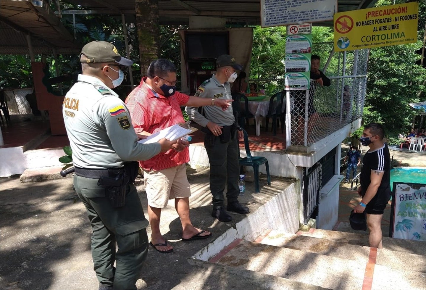 Control a piscinas y ríos en el Tolima