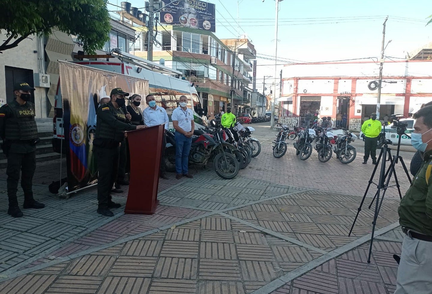 Las 10 motocicletas recuperadas habían sido hurtadas