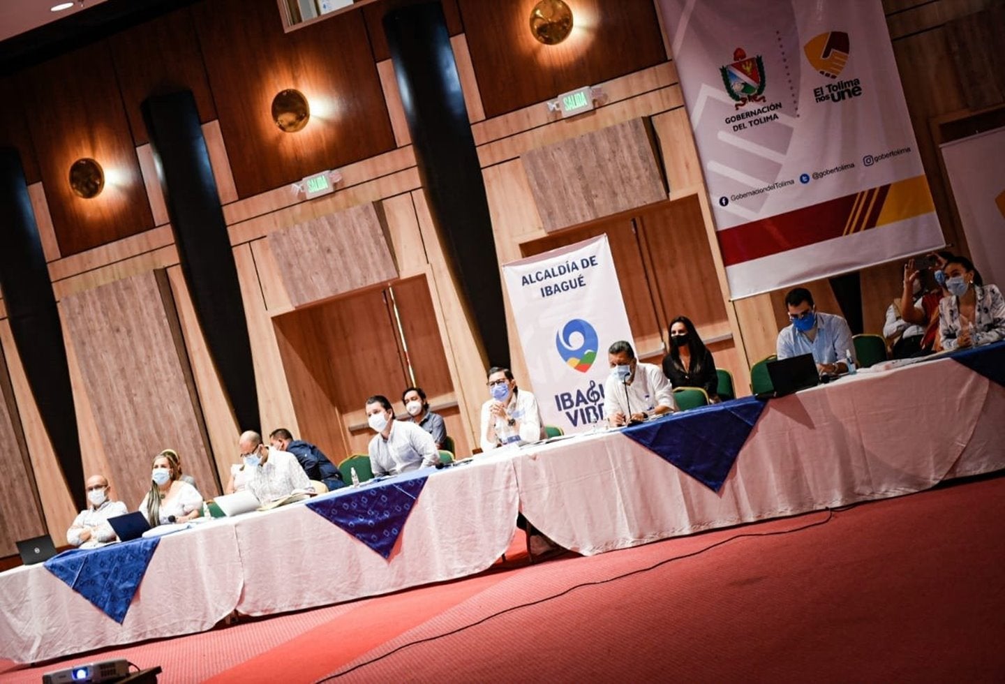 reunión con gremios económicos Ibagué 2021