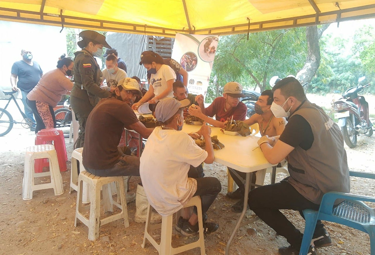 Población vulnerable en condición de calle recibieron atención integral