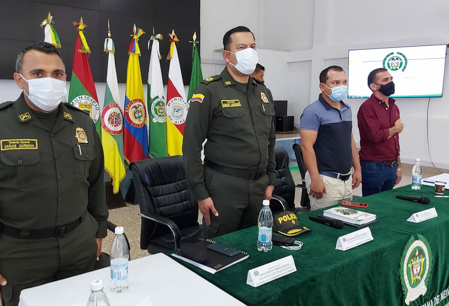 Con la participación de 14 concejales, se presentó plan de trabajo de la Policía