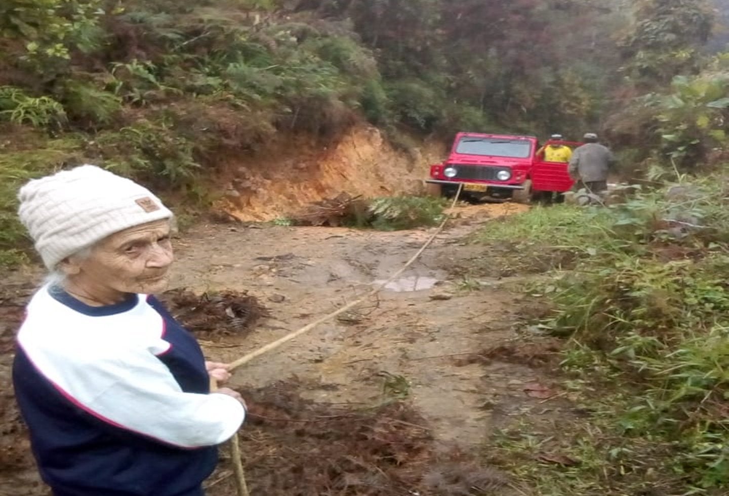 China Alta 2021 daños en el malla vial