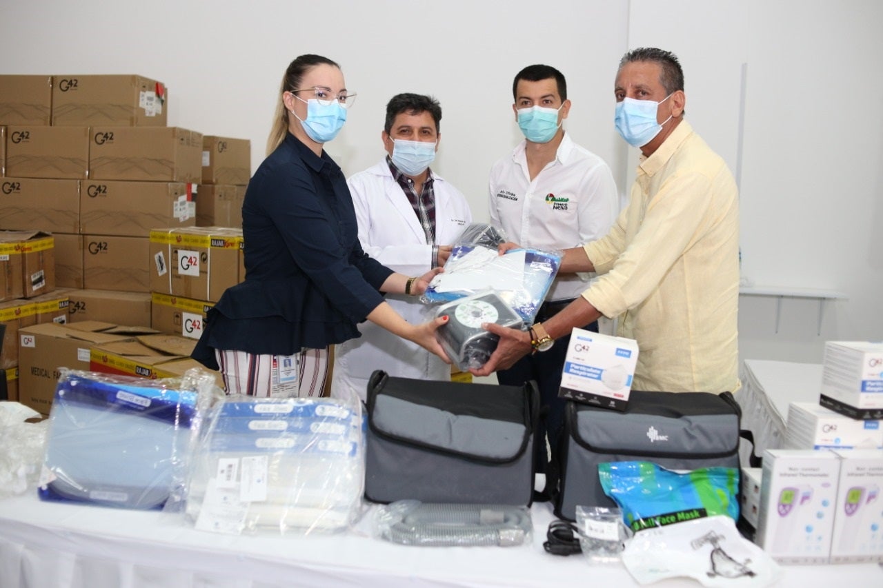 Donación del gobierno de Emiratos Árabes Unidos