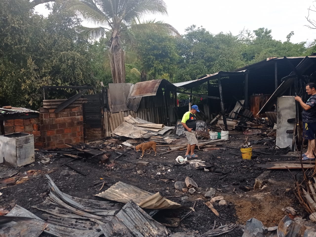 Afectados por incendios estructurales