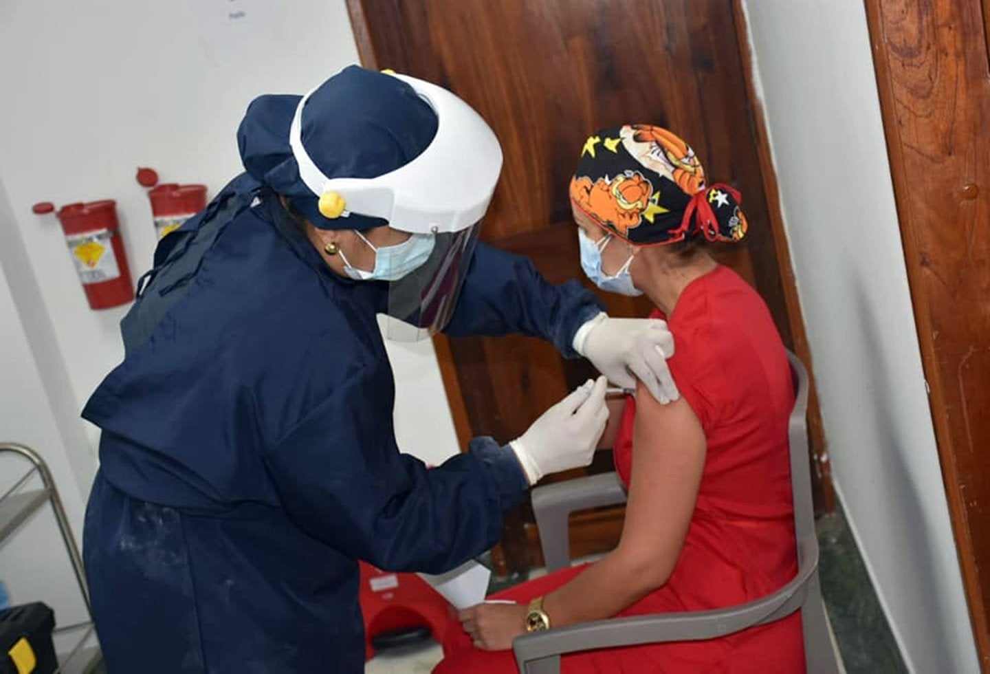 Jornada de vacunación en Ibagué.