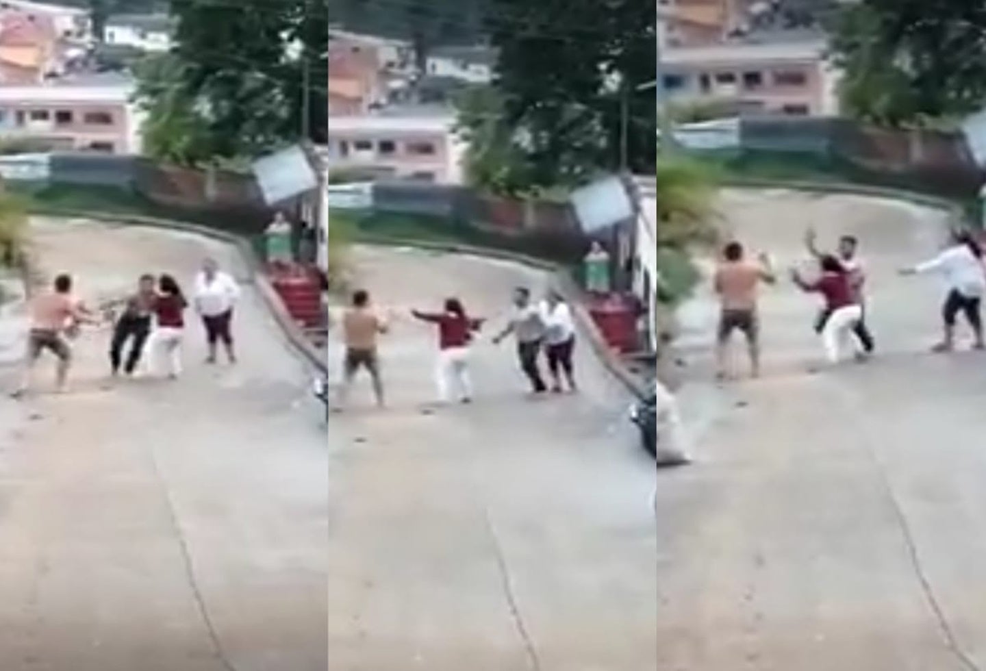 ¡Intolerancia! Dos sujetos se dieron machete y cuchillo en Rioblanco