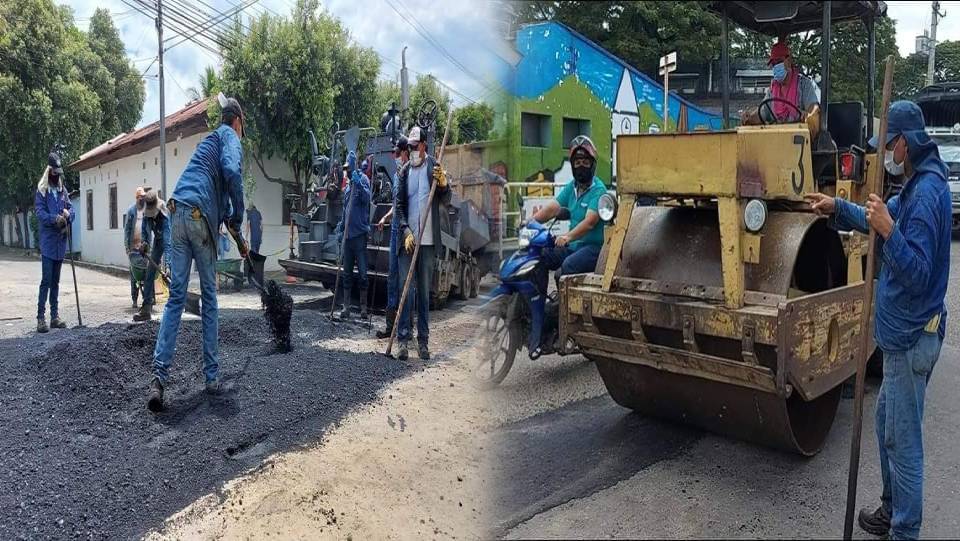 Se adelantan labores que permiten la recuperación de la malla vial en Neiva