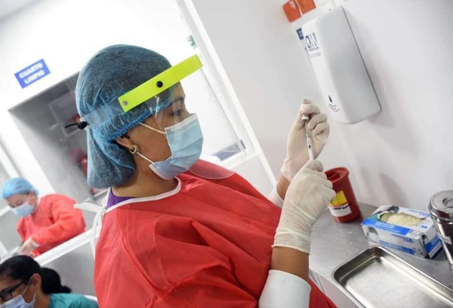 Primer día de vacunación contra el Covid-19 en Ibagué