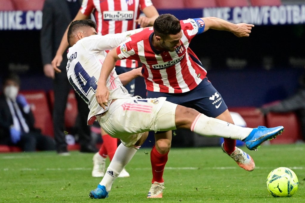 Atlético de Madrid vs Real Madrid, liga española