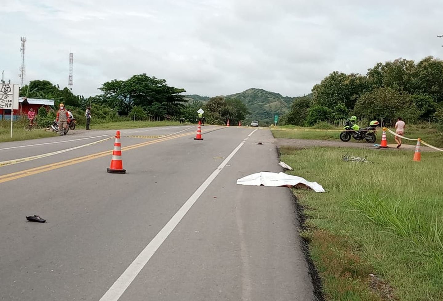 Abuelito ciclista fue atropellado por vehículo fantasma que le causó la muerte en la vía a Natagaima