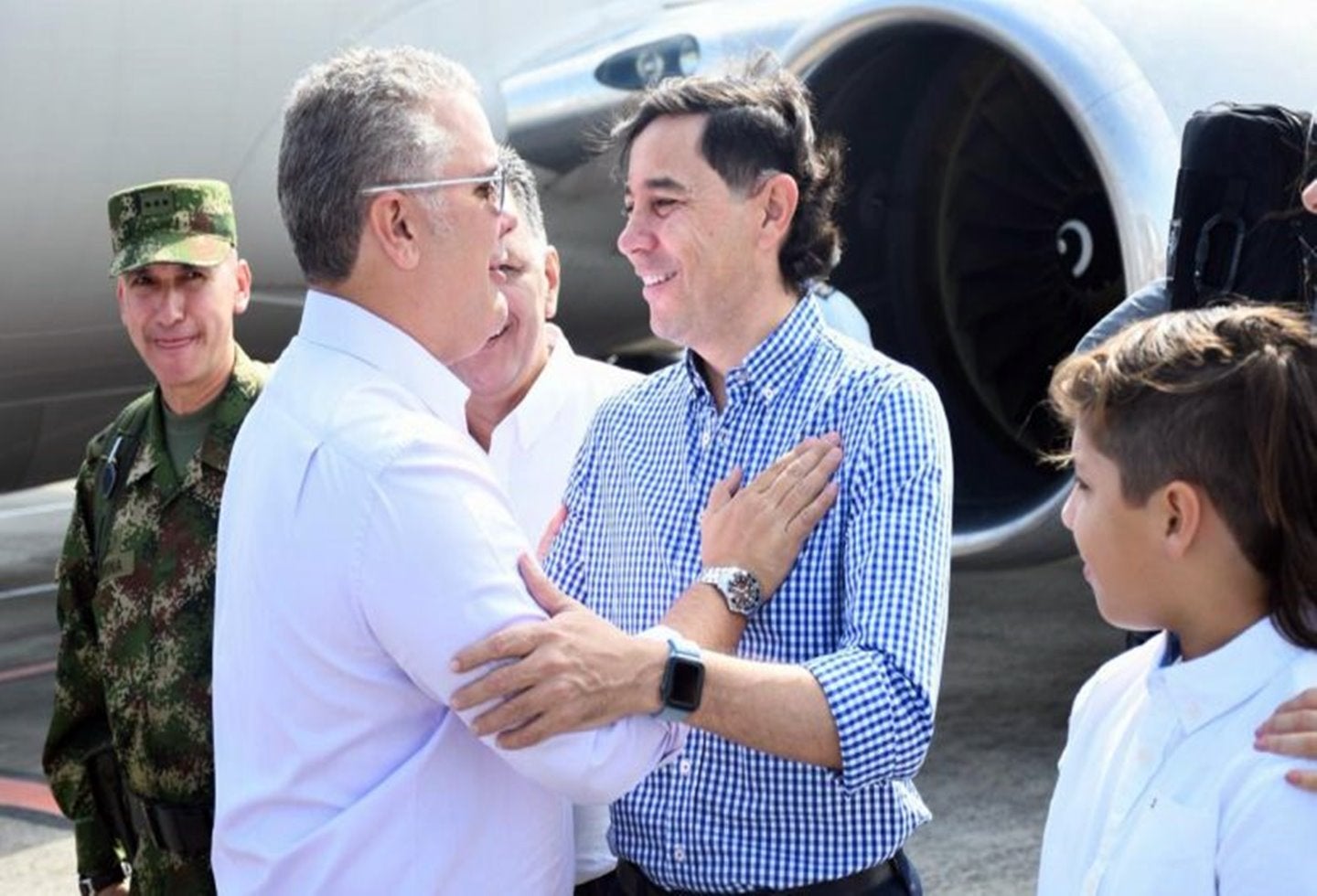 Alcalde Andrés Fabián Hurtado y el presidente Iván Duque en Ibagué- imagen de referencia 2021