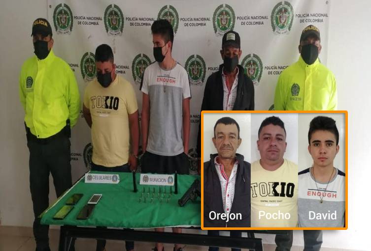 En diligencia de allanamiento fueron capturados 3 individuos con armas de fuego y traumáticas en Timaná