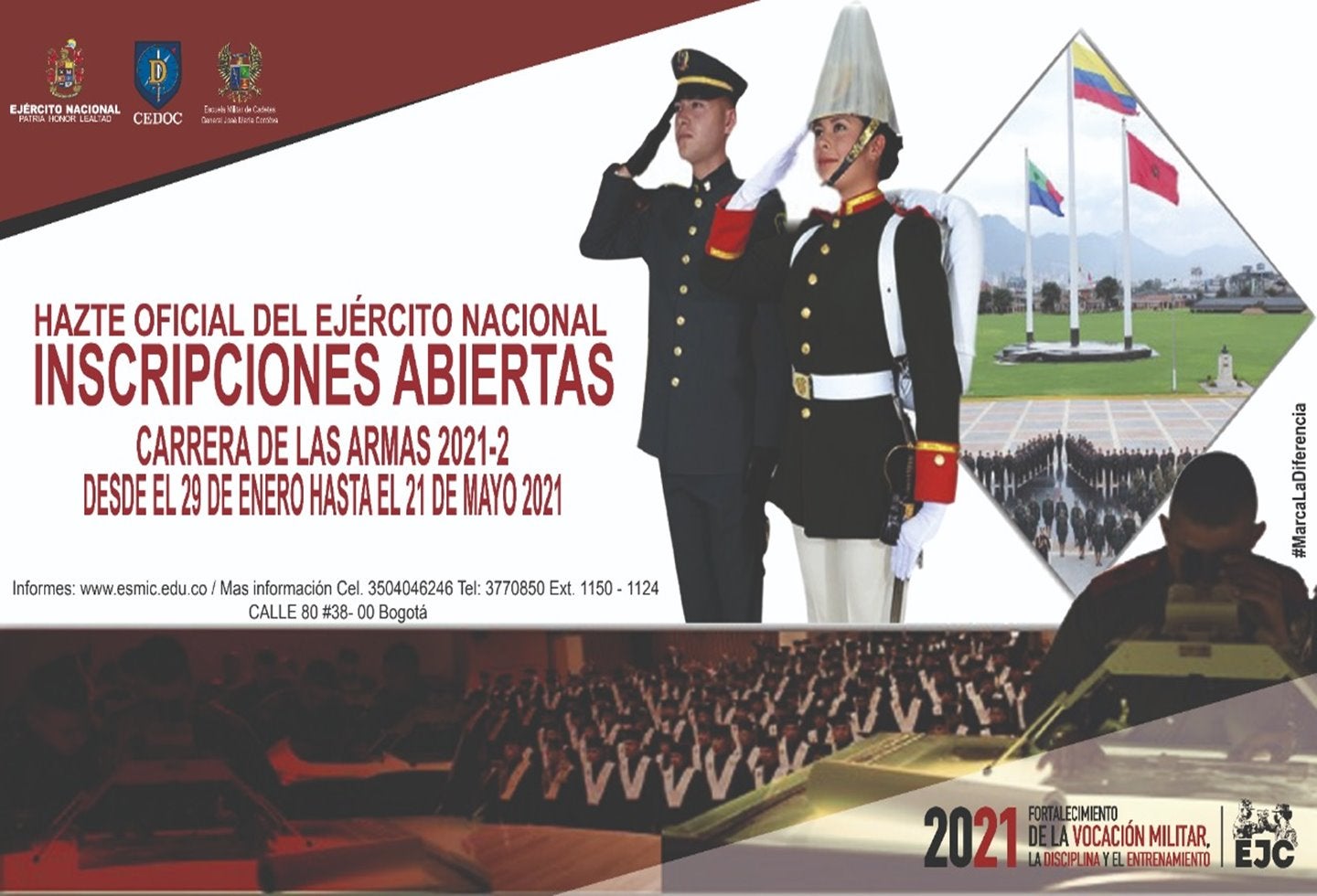 Hágase oficial del Ejército en Colombia