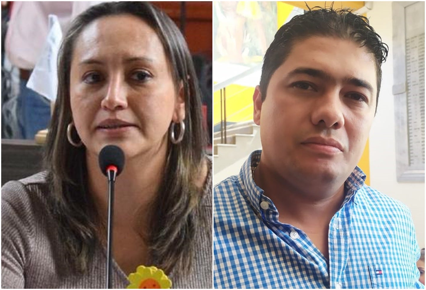 César Franco y Linda Perdomo, concejales de Ibagué 2021
