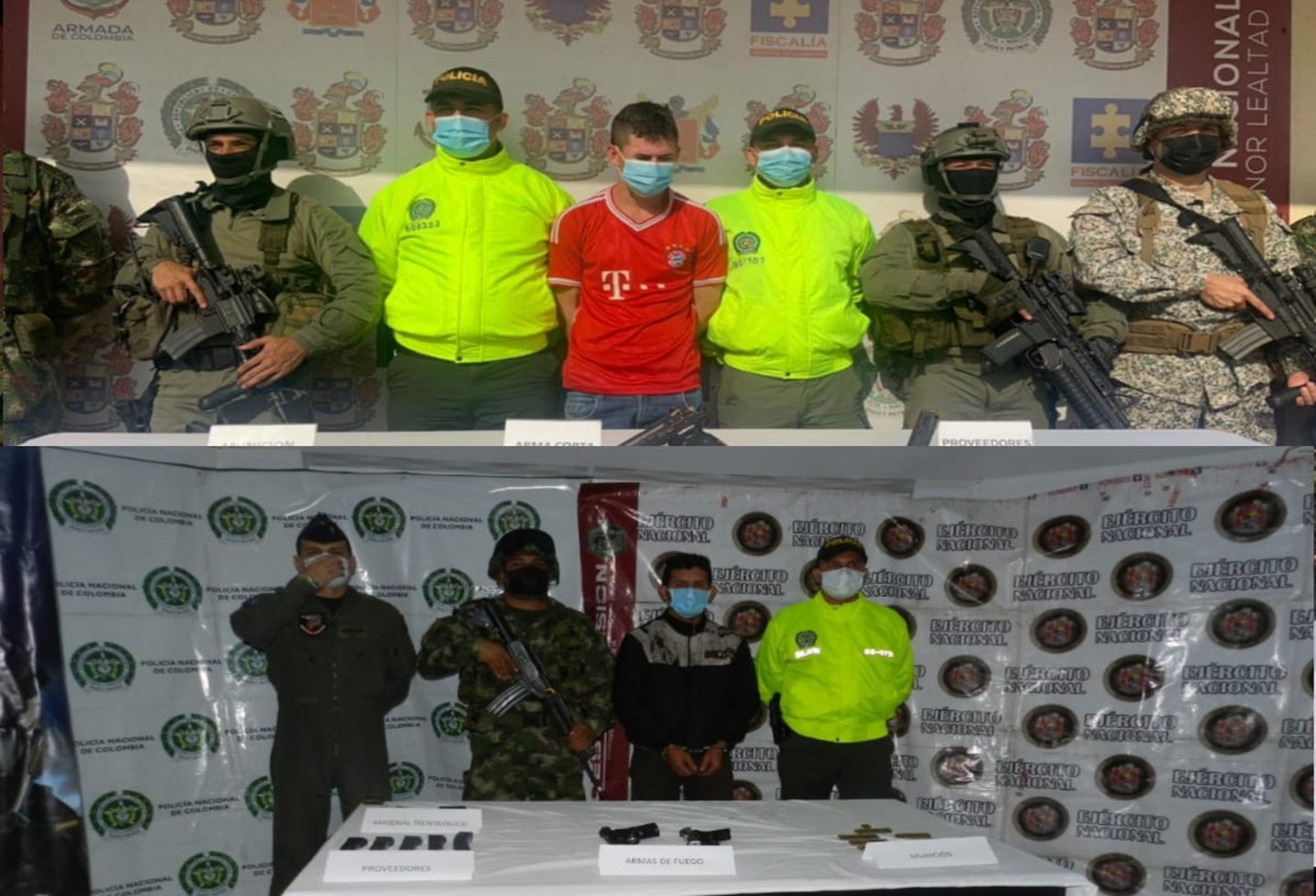 Judicializaron cabecillas de grupos disidentes y del ELN en Tolima y Antioquia