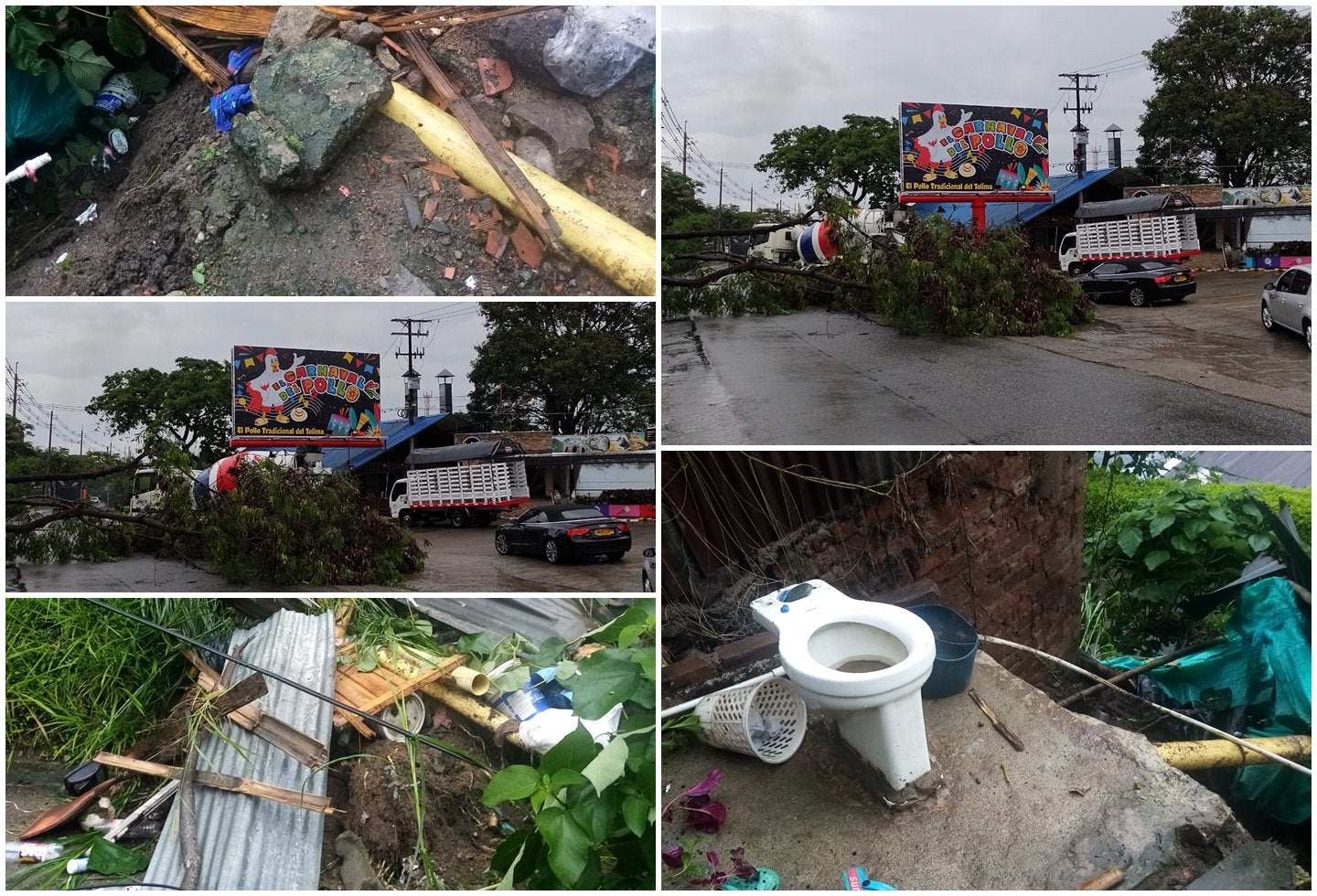 Emergencia El Bosque parte baja Ibagué 2021