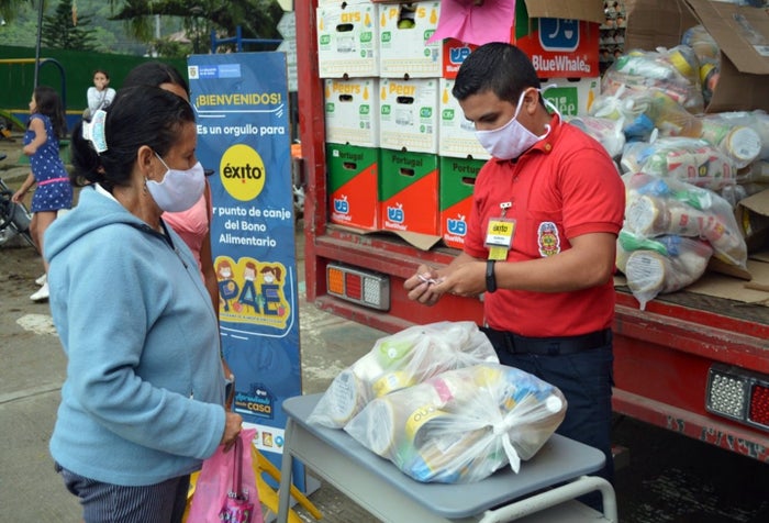 Entrega del PAE rural Ibagué marzo 2021