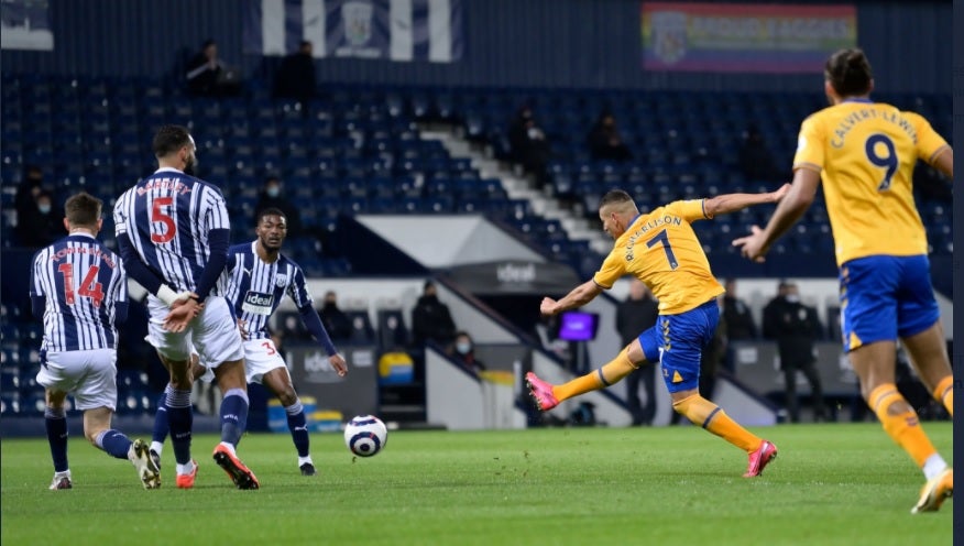 Everton vs West Bromwich 2021