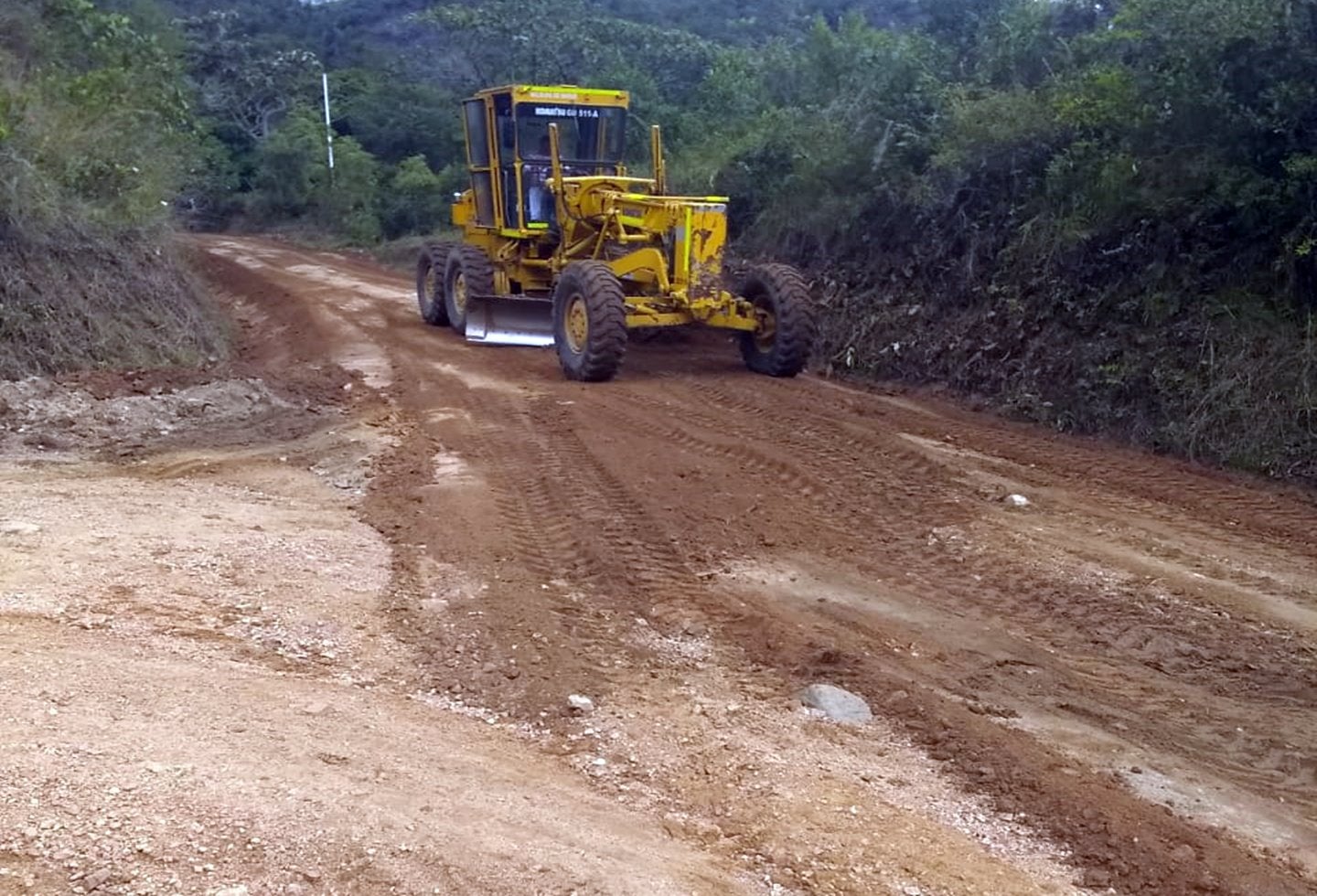 Mantenimiento vía San Juan de la China