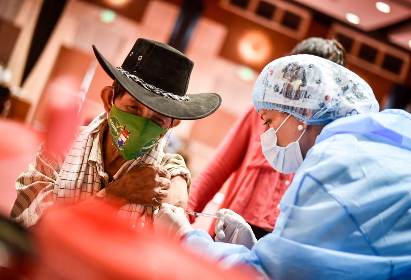 Vacunación masiva en Picaleña 2021