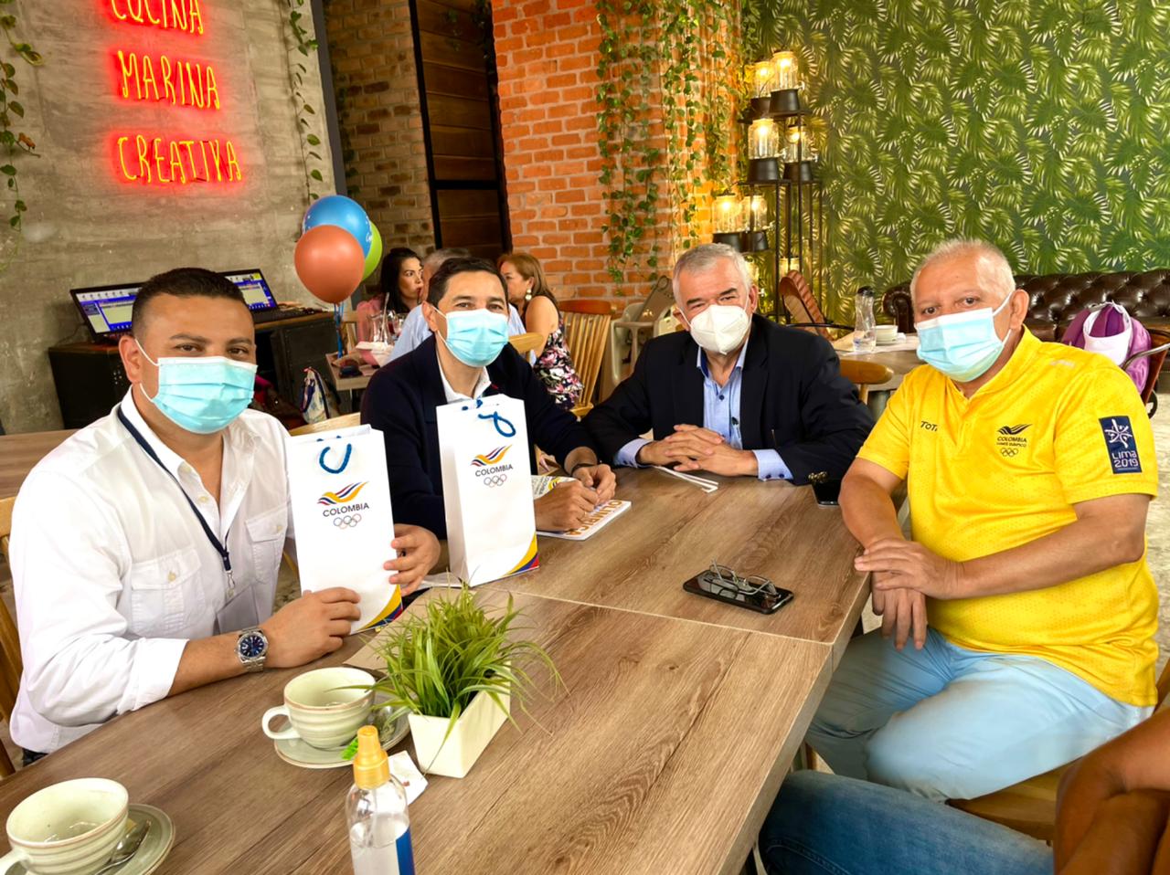 Recepción del Comité Olímpico Colombiano