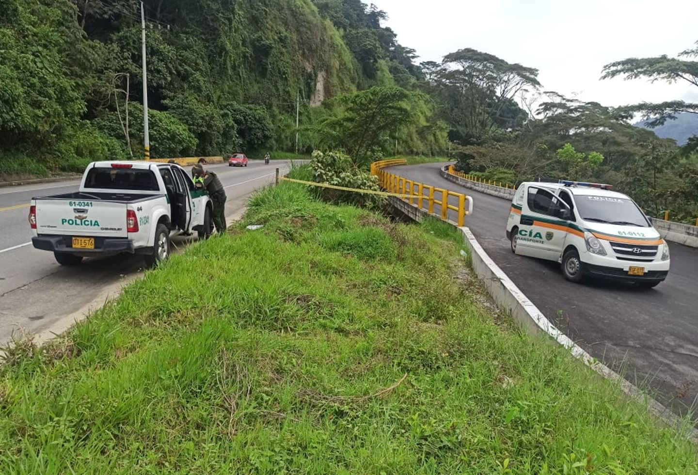 Hallaron feto de cinco meses de gestación en una bolsa de basura en la Variante de Ibagué