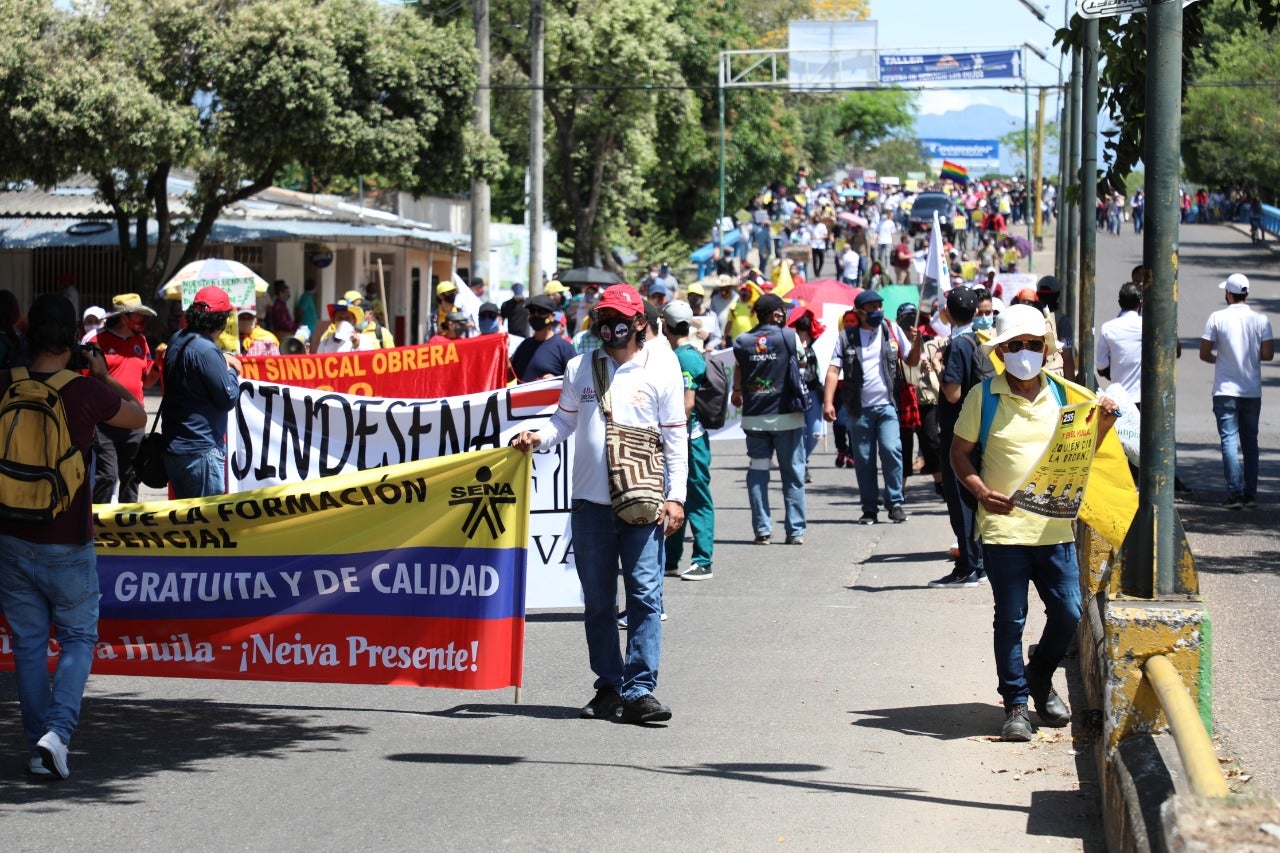 Autoridades brindan recomendaciones para la jornada de protesta en Neiva