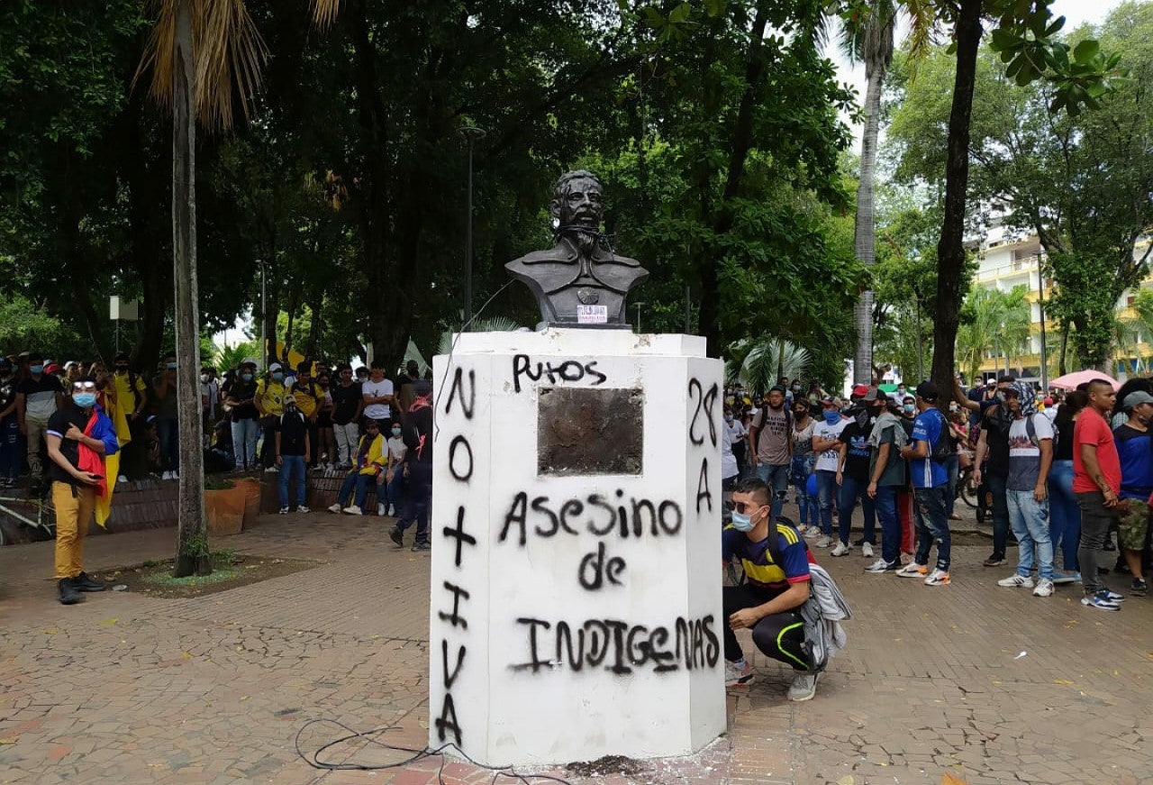 Jóvenes involucrados en hechos vandálicos en Neiva