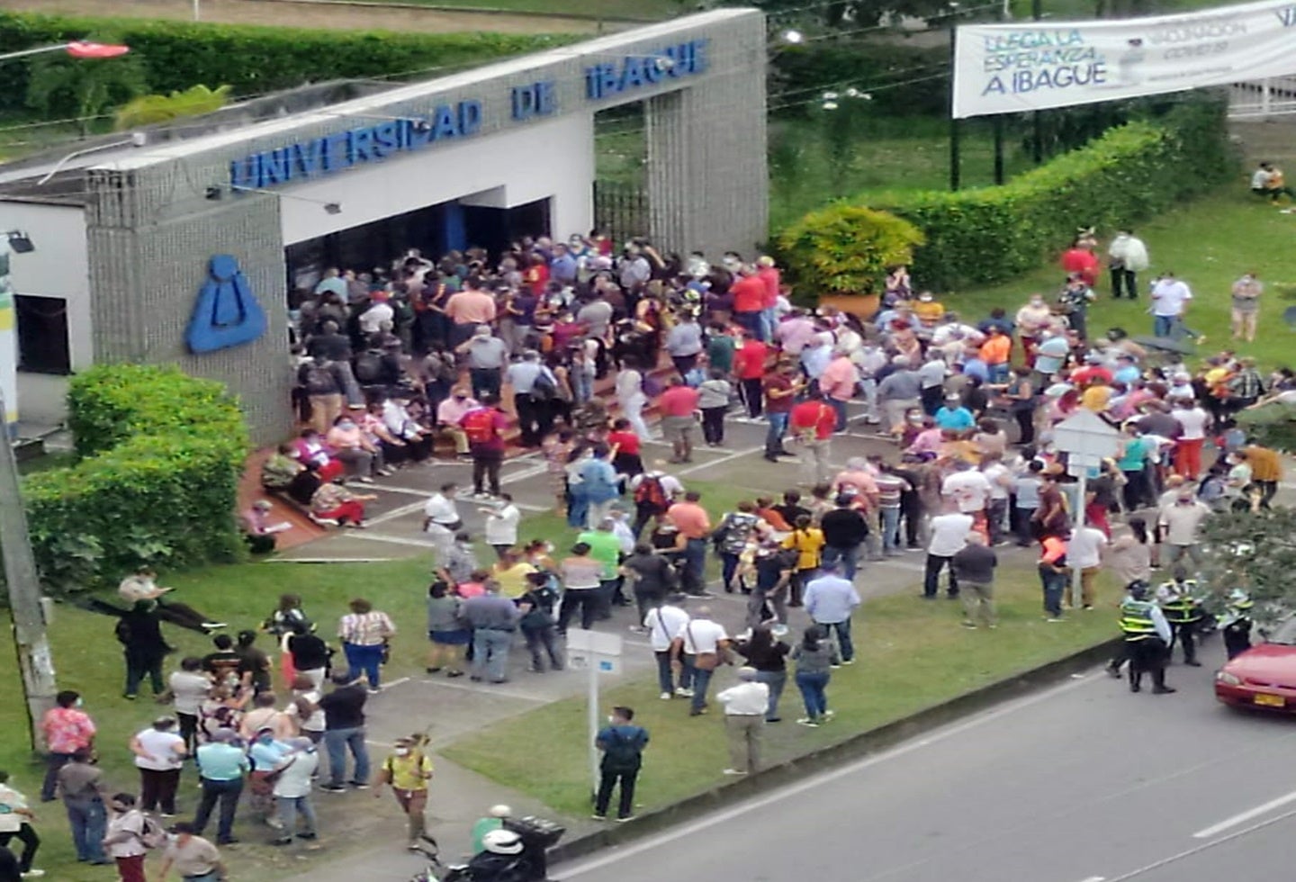 Universidad de Ibagué 2021 aglomeraciones
