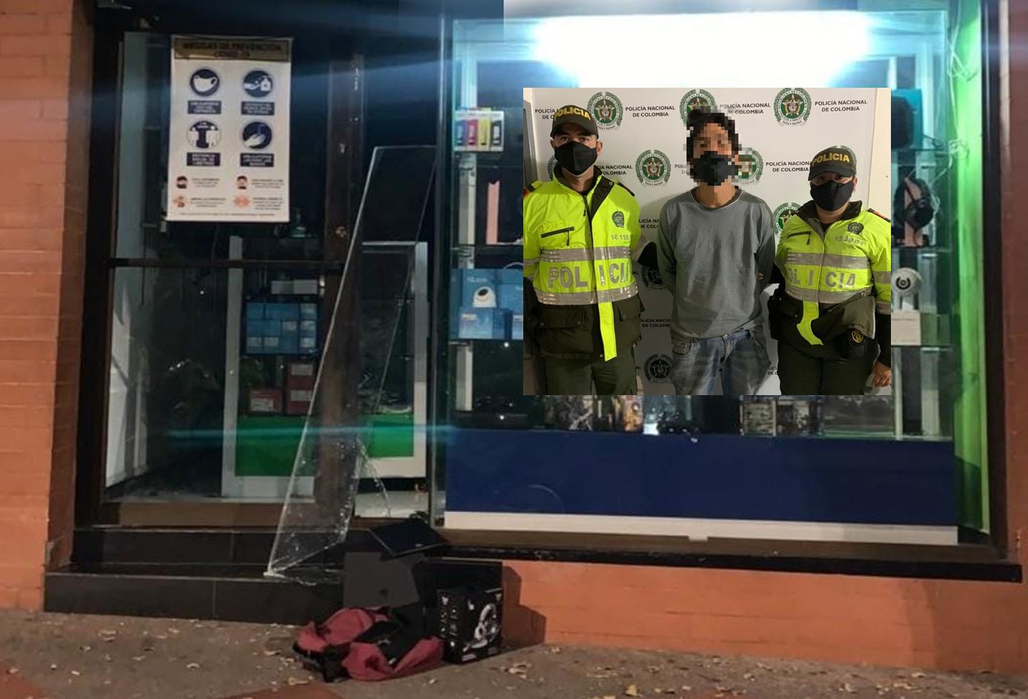 Veneco se metió a robar Play Station, Xbox y Tablet en un local del centro de Ibagué