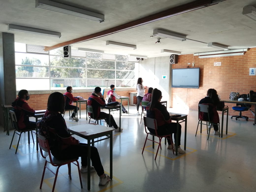 Colegios con alternancia durante la pandemia
