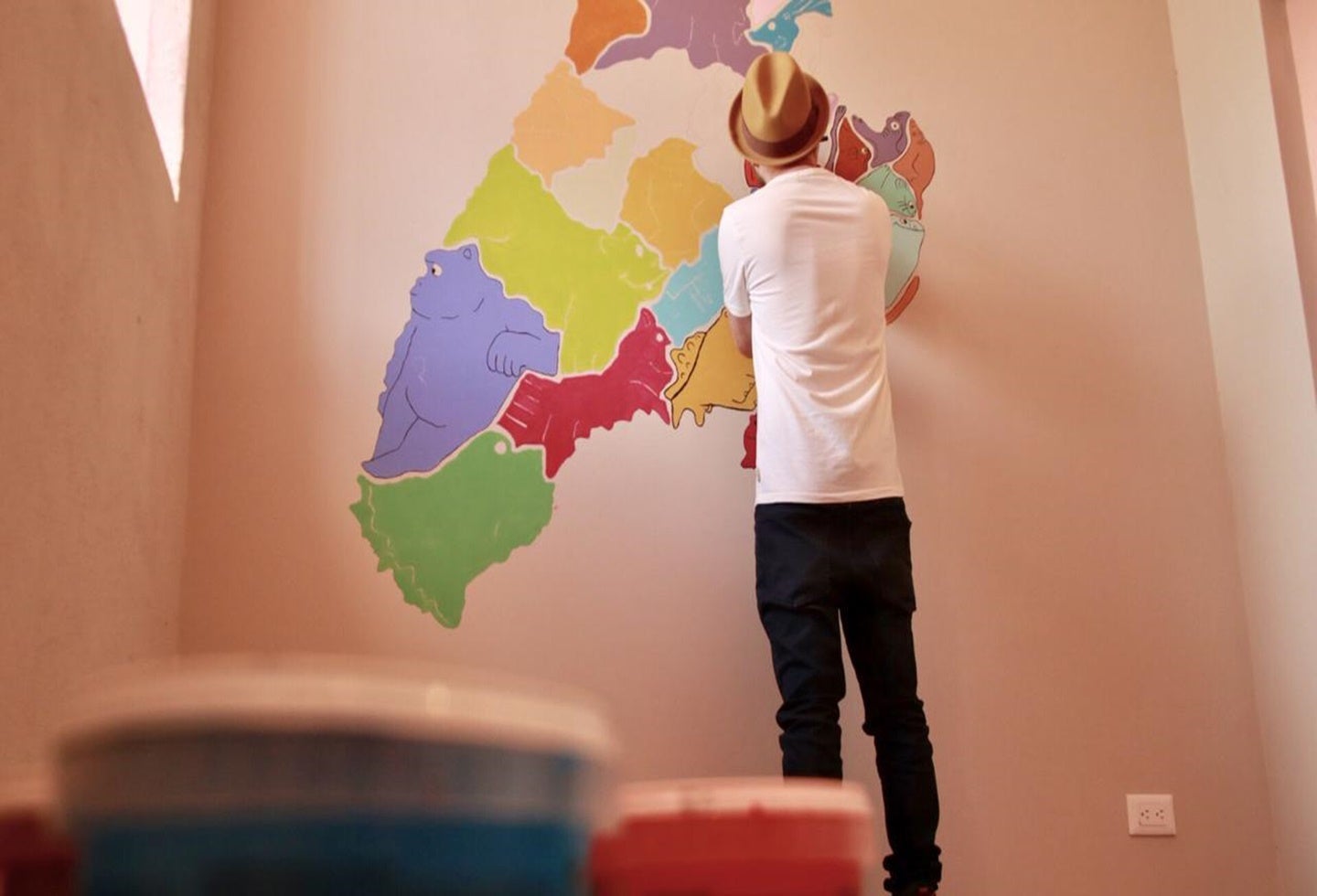 Artistas embellecen el Panóptico de Ibagué