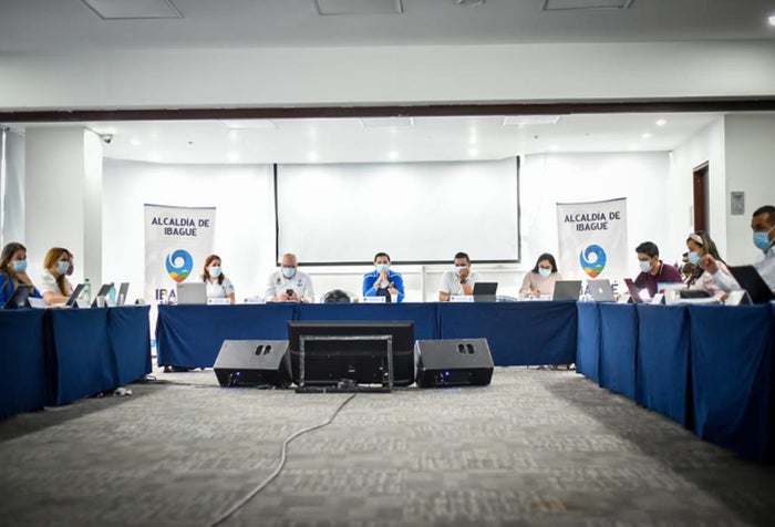 Obras de la administración municipal de Ibagué