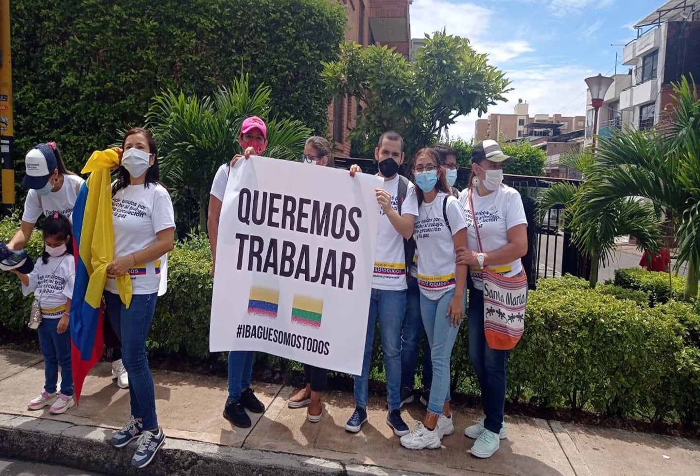1--cadena humana en Ibagué