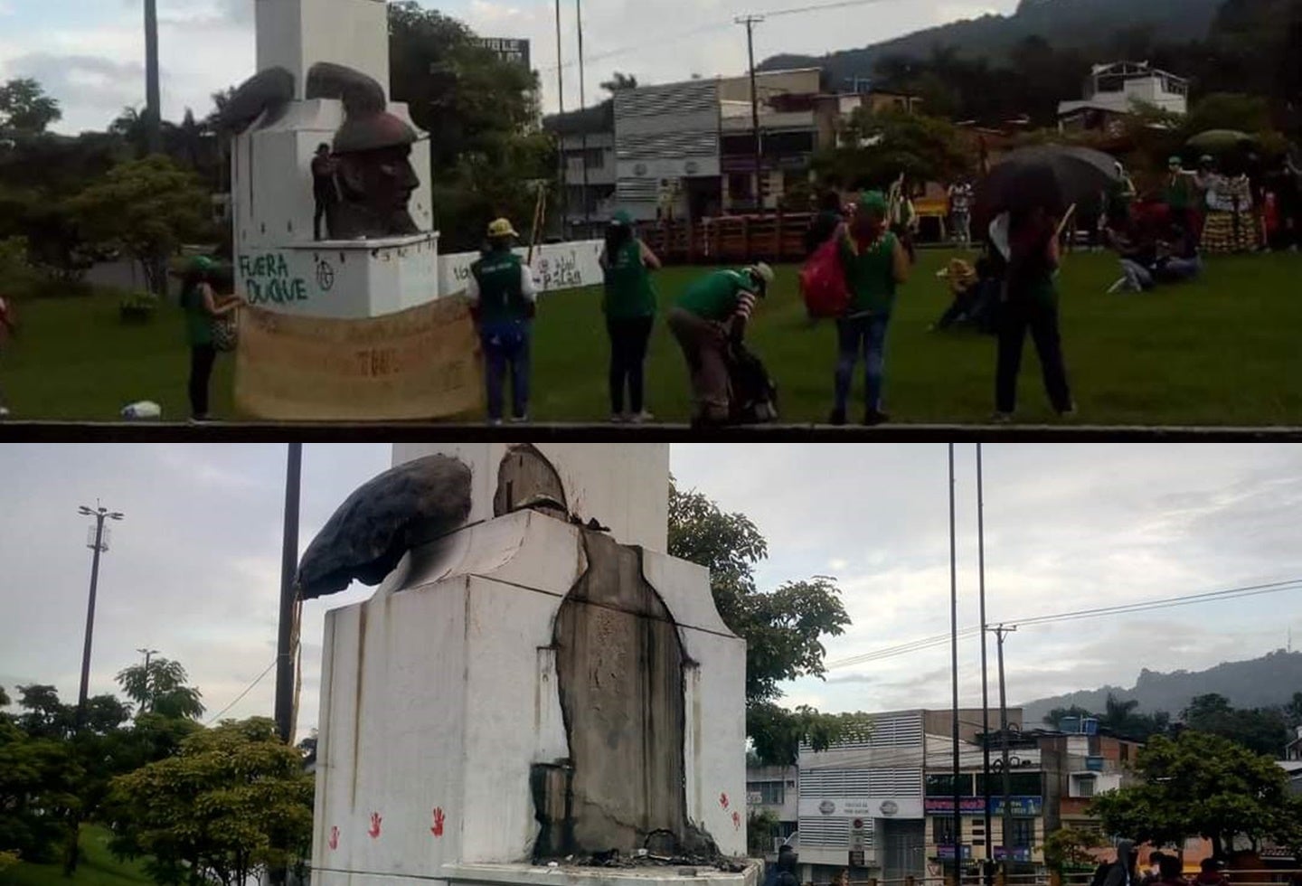 Busto Andrés López de Galarza en Ibagué