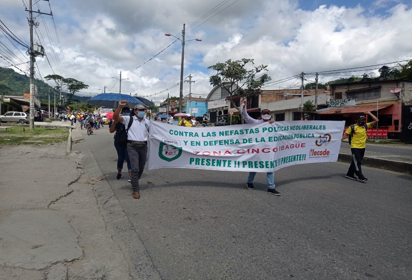 1--Marcha paro nacional en Ibagué-12 de mayo