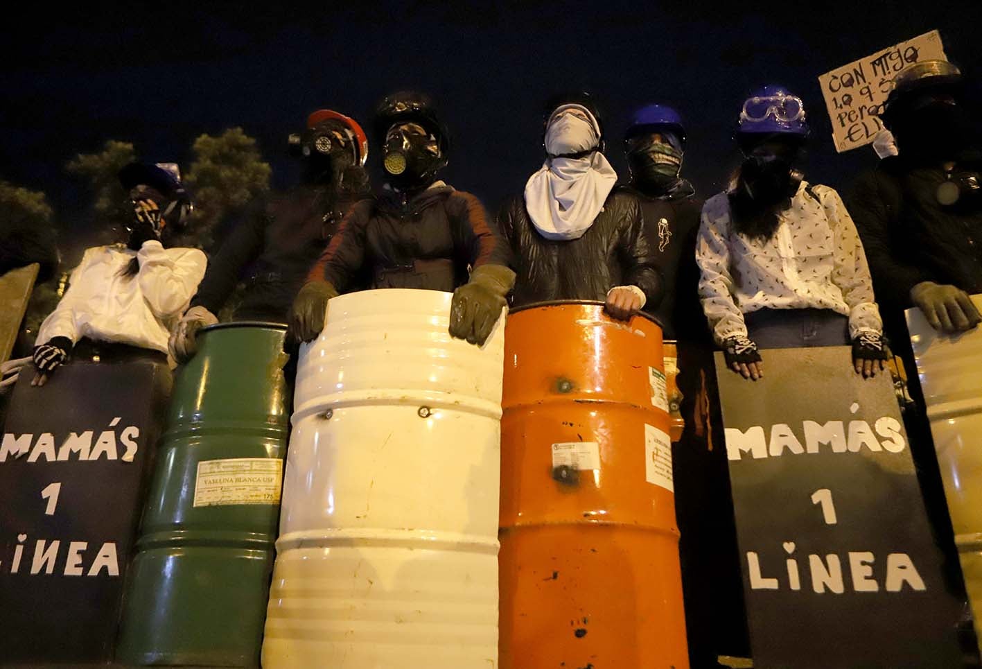 Primera Línea - Disturbios en Bogotá